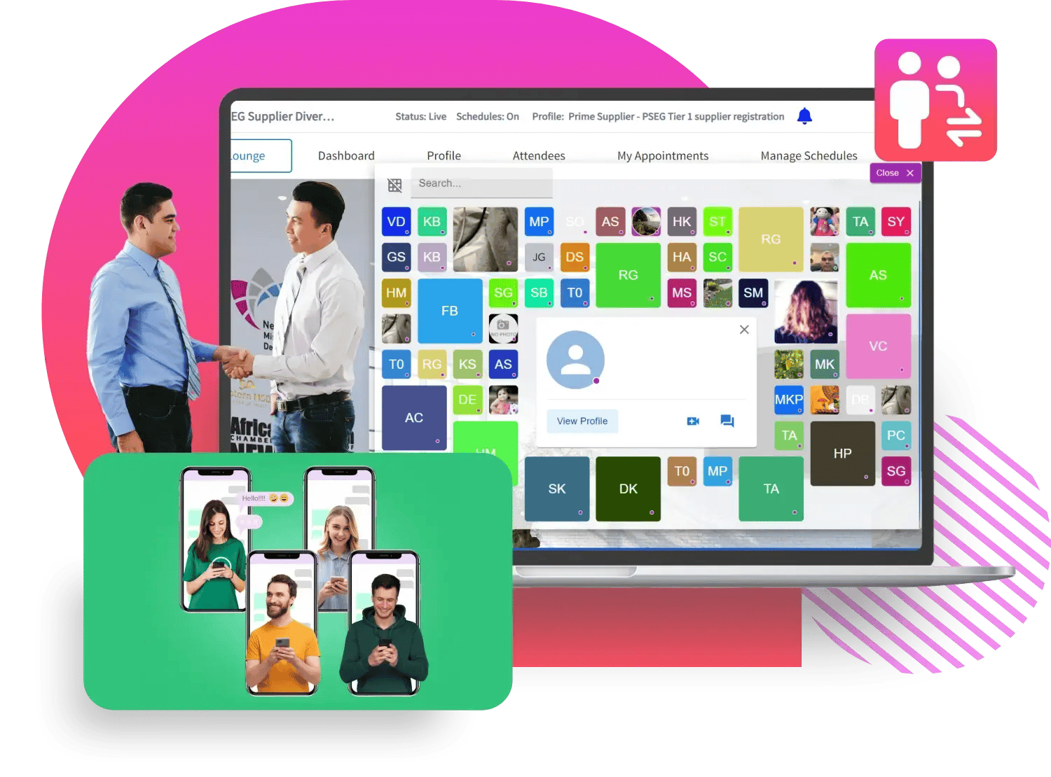 Attendee-to-Attendee Speed Connections