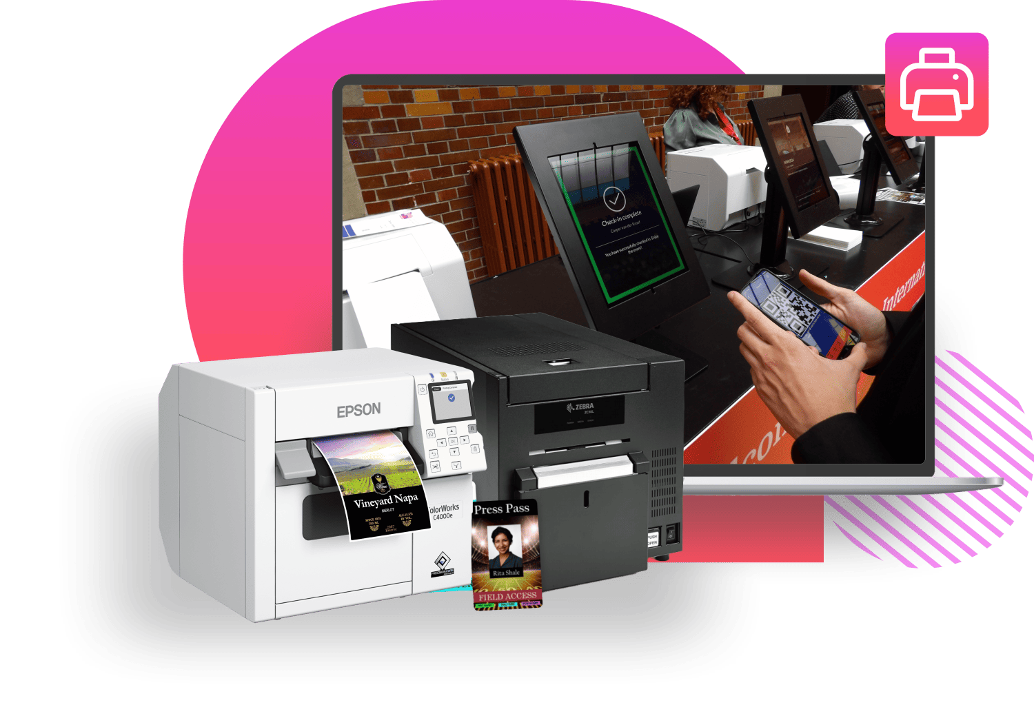 High-Speed Event Badge Printers for Large Crowds