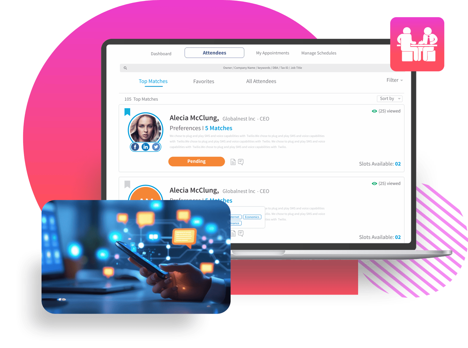 In-App Networking Tools