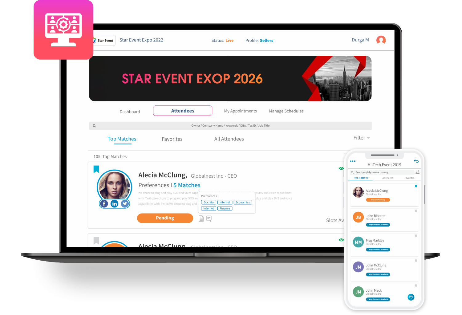 Preferential Matching